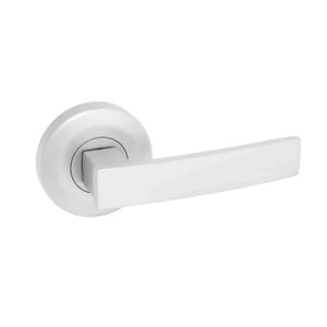 Gainsborough G2 Series Satin Chrome Angular Passage Leverset Round Rosettes
