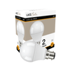 Luce Bella A60 B22 LED 1060lm Warm White 11W Globe - 2 Pack