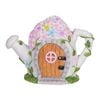 Northcote Pottery Tea Pot Fairy House Statue