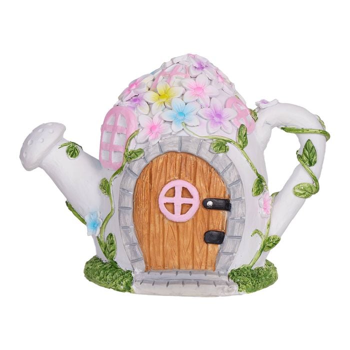 Northcote Pottery Tea Pot Fairy House Statue