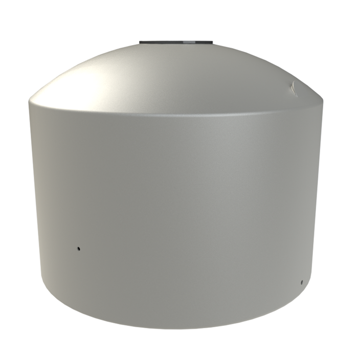 Melro Tanks 2200L Birch Grey Round Squat Poly Water Tank