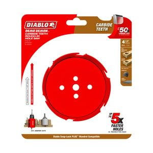 Diablo 4-1/4” Demo Demon Carbide Teeth Rough-In Hole Saw