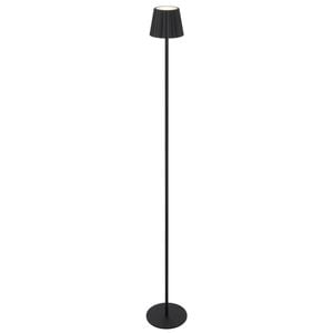 Telbix Mindy Modern Standing Floor Lamp Light Metal Black Sand