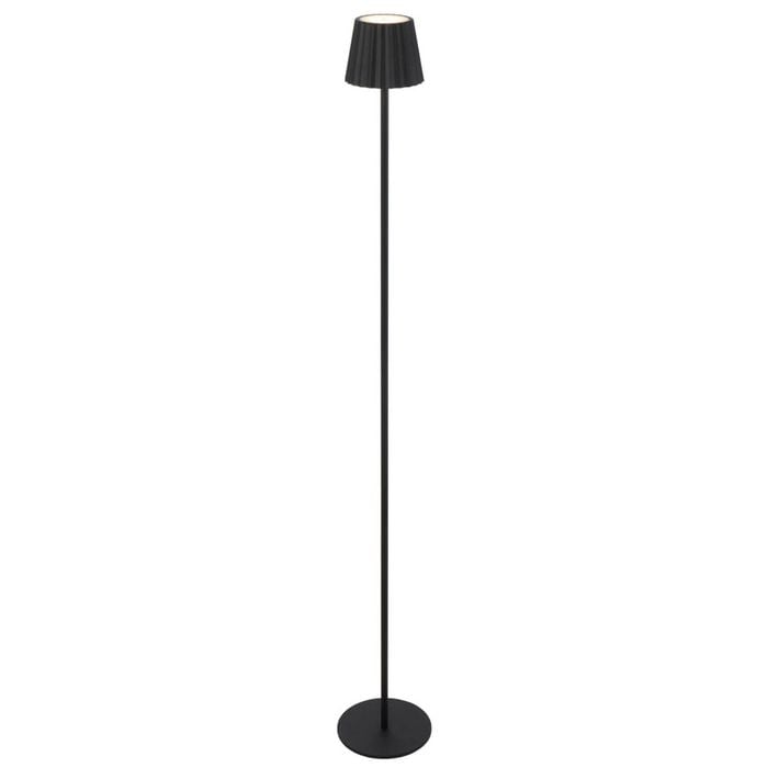 Telbix Mindy Modern Standing Floor Lamp Light Metal Black Sand