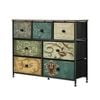 Oikiture 7 Chest Of Drawers Fabric Storage Cabinet Tower Dresser Lowboy
