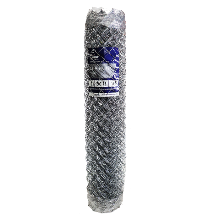 Summit Steel & Wire 75 x 2.5 x 1800mm 15m Chainlink Netting