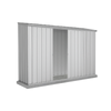 Absco Sheds 3.0 x 0.78 x 1.95m Zinc Ezislider Double Sliding Door Garden Shed