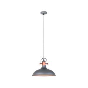 CLA Lighting NARVIK Dome with Copper Highlight Pendant Light - Grey