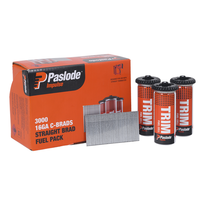 Paslode 45 x 1.6mm C45 Impulse Brad With Fuel - 3000 Pack
