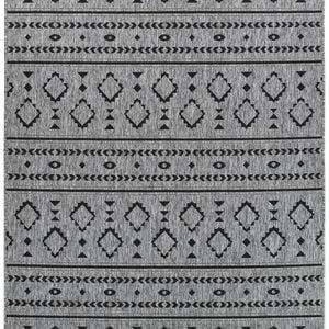 Long Island 3333 Dm9e 120x170 Grey Black Rug