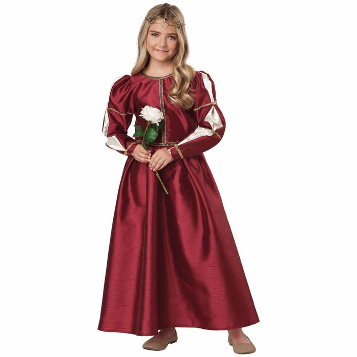Renaissance Princess Royal Medieval Faire Story Book Week Girls Costume L