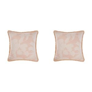 2PK Linen House Tourelles Paprika European Pillowcase 65x65cm - Natural