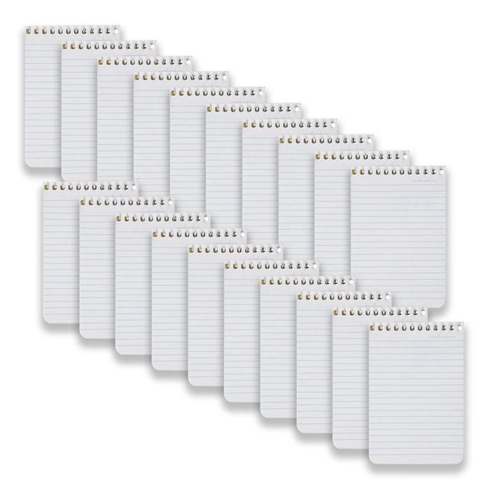 20x Spirax 560 Top Bound Pocket Notebook 5mm Ruled 96-pages Paper Stationery