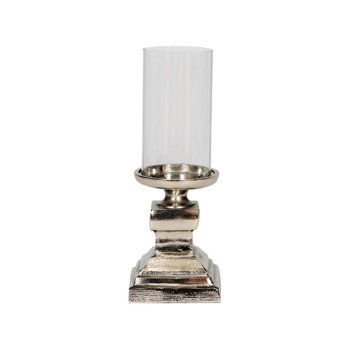 Ssh Collection Lara 53cm Tall Hurricane Lamp - Nickel
