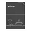 Frames & Hangers Wall Hanging Sleek A4 Picture Print Art Frame White Home Decor