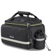 NNEOBA 3-in-1 Waterproof Bike Trunk Bag Canvas Travel Luggage Black
