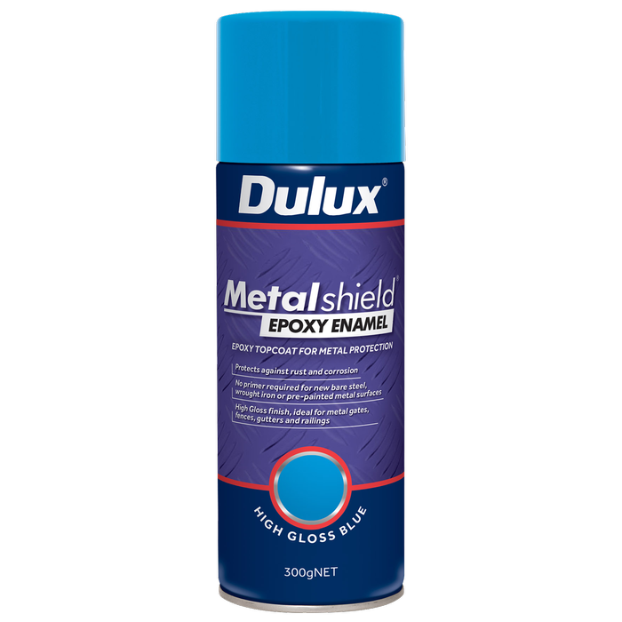 Dulux 300g Metalshield Epoxy Enamel Gloss Spray Paint Blue