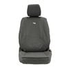 Razorback 4x4 XP7 Heavy Duty Canvas 2x Front Seat Covers Suitable for a Ford Ranger PX III (Lumbar Dial Cutout Included)