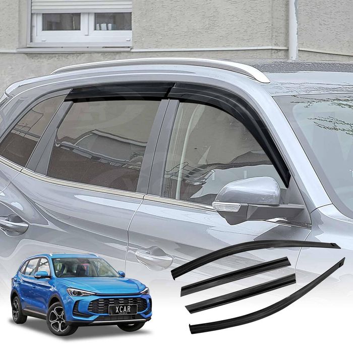 Weathershields For Mg Zs 2024-onwards Car Weather Shields Wind Deflectors Window Sun Visor 4 Pcs