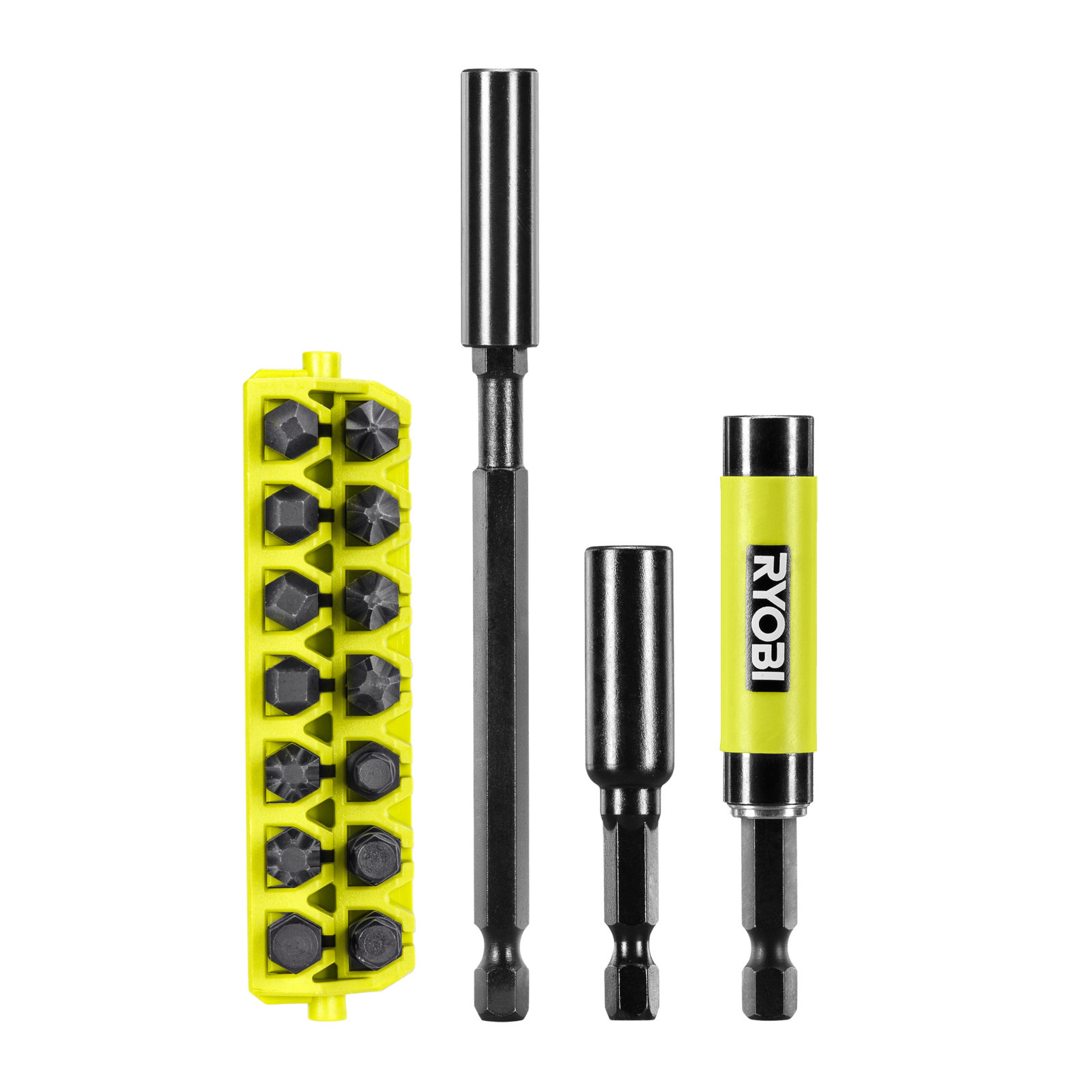 Ryobi 17 Piece Bit Holders Screw Guide Impact Driving Set Bunnings Australia