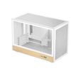 DeepCool CH260 Wood White High Airflow Compact Micro-ATX Wood Grain Case.USB3.0×2、Gen2 Type-C x1、Audio/Mic×1