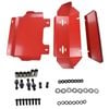 Machter Autoparts 3 Pcs Bash Plate Set Sump Guard Fit For Toyota Hilux N80 SR SR5 2015-2021 Revo Red