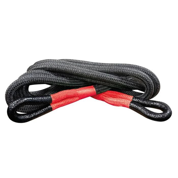 Hulk 13T Kinetic Recovery Synthetic Rope 22mm x 9m Black/Red