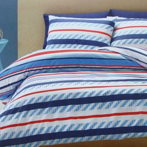 Belmondo Atlanta Striped Easy Care Quilt Cover Set King