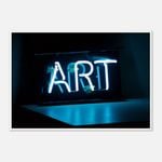 Galrie Stunning Neon Art Skateboarding Photograph by Victor Erixon, Poster Only, 70 x 100cm (28 x 40inch)