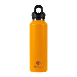 Revomax  592ml / 20oz Twist-free 316 Stainless Steel Insulated Bottle - Lemon Yellow