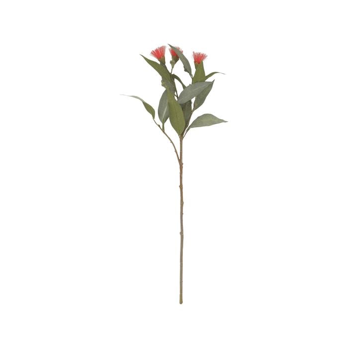 70cm Native Flowering Gum Red Artificial Flower
