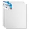 3x Boyle Thin Edge 50x60cm/20x24" Stretched Canvas 280gsm For Acrylic/oil Paint
