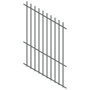 ProtectorAl 0350-1200W x 1800H Monument Radiator Pool Fence Panel Raked 16-30º