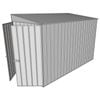 Build-a-Shed 1.5 x 3 x 2m Skillion Shed without Side Doors - Zinc