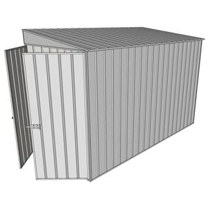 Build-a-Shed 1.5 x 3 x 2m Skillion Shed without Side Doors - Zinc