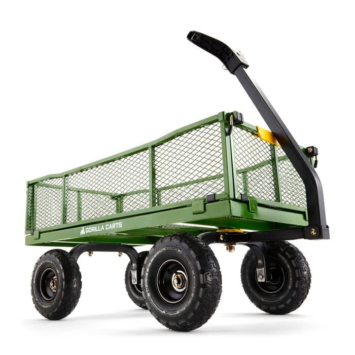 Gorilla Carts 115L Steel Mesh Cart