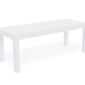 Halki Outdoor Bench Seat - 120cm Matte White