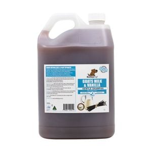 Smiley Dog Grooming Washing Care Shampoo Organic Goats Milk & Vanillapro 5L