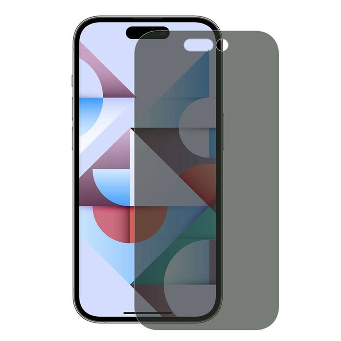 Nuglas Screen Protector Full Cover Privacy Tempered Glass Iphone 15 Pro / Iphone 15/ Iphone 16