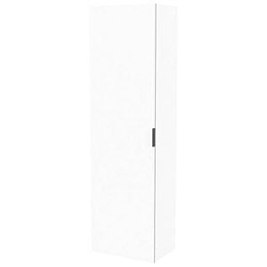 Lugna 2048 x 600 x 380mm White 3 Shelf 3 Drawers Left Hinged Door Storage Cabinet - White