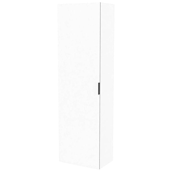 Lugna 2048 x 600 x 380mm White 3 Shelf 3 Drawers Left Hinged Door Storage Cabinet - White