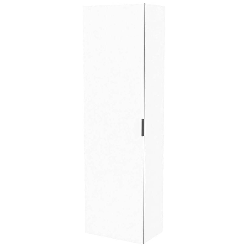 Lugna 2048 x 600 x 380mm White 3 Shelf 3 Drawers Left Hinged Door Storage Cabinet - White