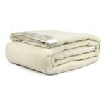 Jason Commercial Queen/King Bed Australian Wool Blanket 227x258cm Ivory