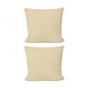 2PK The Lighthouse Washed Cotton European Pillowcase With Double Stitch Yellow