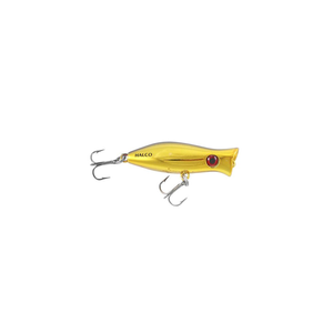 Halco Roosta Popper 45mm Hard Body Surface Fishing Lure H51 Chrome Gold