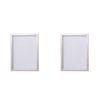 2PK Gibson Gifts Elegant Silver Photo/Picture Frame 4x6" Rectangle