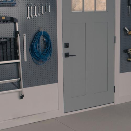 Concrete Garage floor.