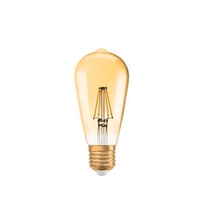 Osram 7W 710lm Clear Gold Dimmable Edison Screw Edition 1906 ST64 LED Globe