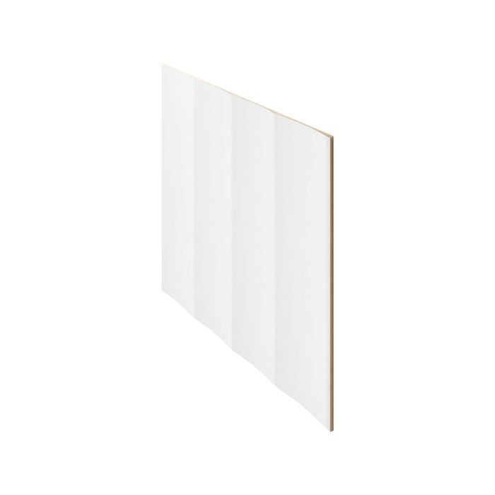 2400 x 1200mm 12mm Lining Panel White MDF Primed Scallop 135mm - 2400mm