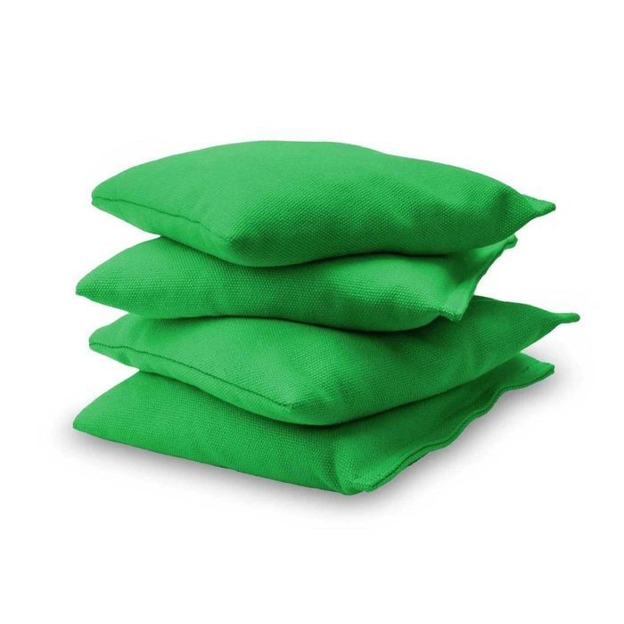 Premium Cornhole Bean Bag Set Of 4 - Light Green